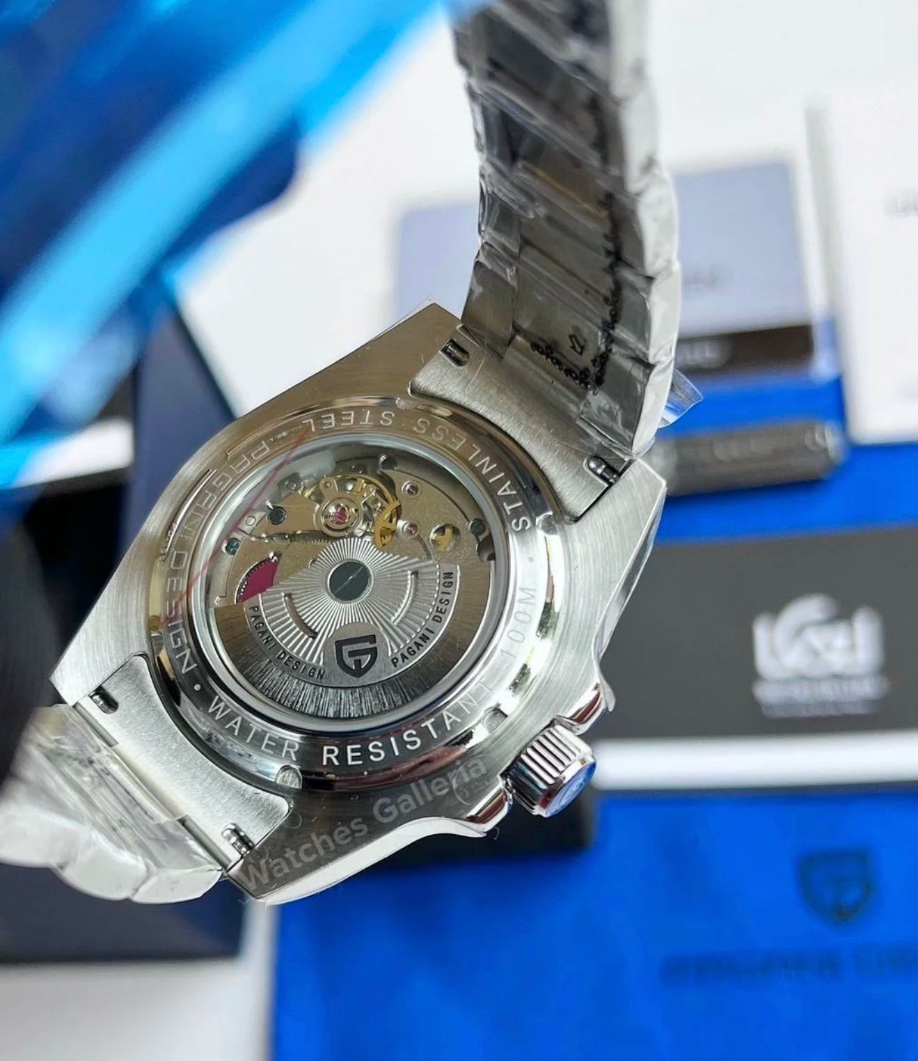 Pagani Design PD1758 World Time GMT Automatic (Red) | Pagani Design Pakistan | PD-1758