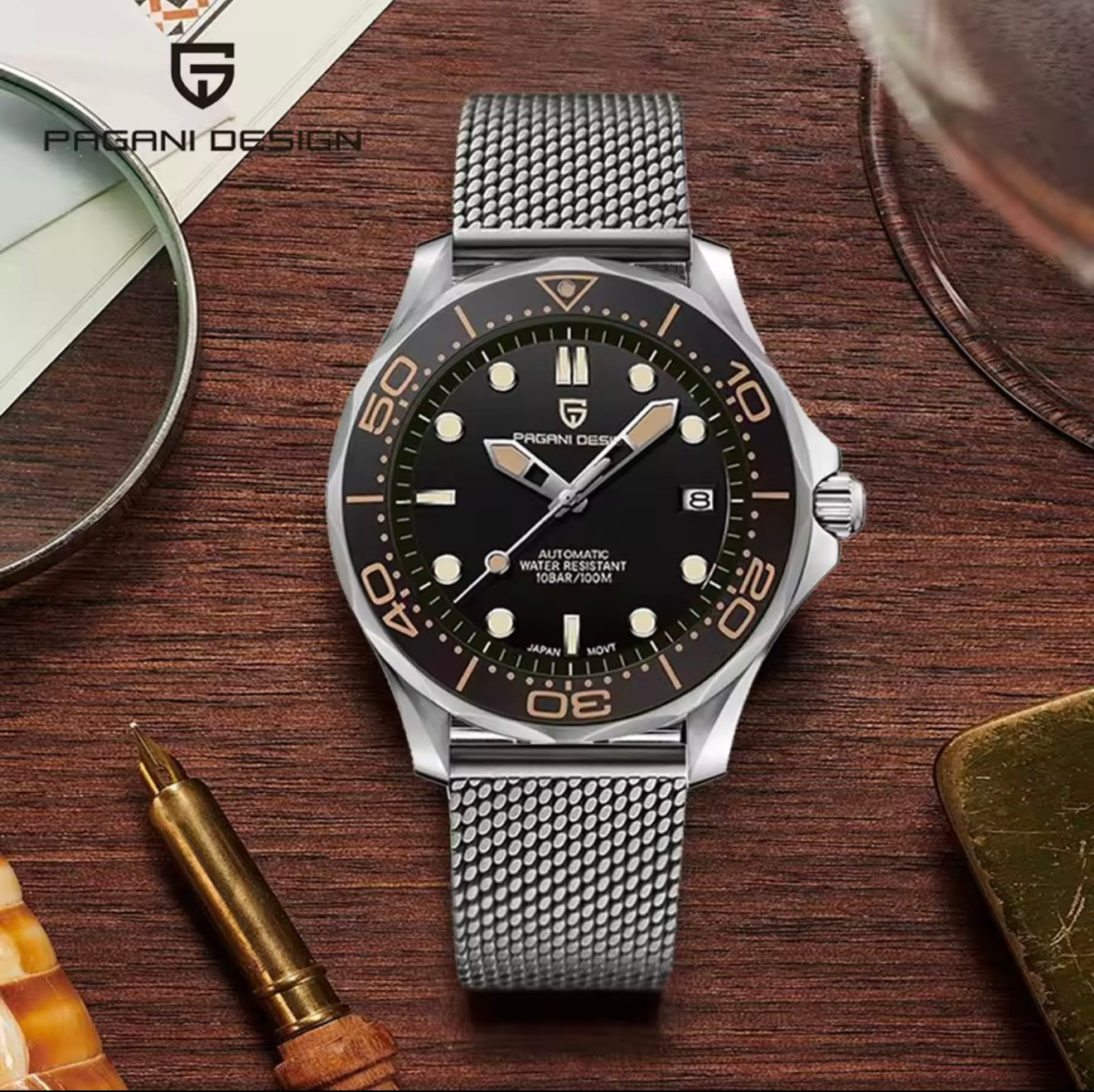Pagani Design Seamaster James Bond Automatic (Black) PD1667