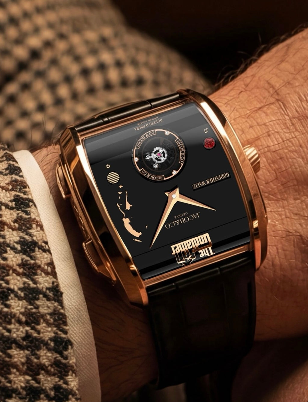 Jacob & Co. The Godfather II High-End Replica Watch | Luxury Automatic Mechanical Watch | Elegant Dial | Premium Finish | Statement Timepiece