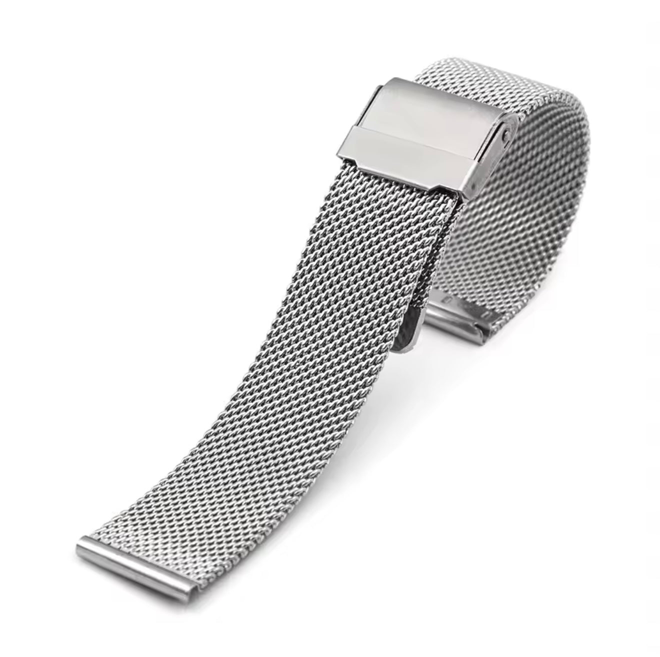 Milanese Mesh Watch Bracelet Strap 20mm | 0.6mm / 1.0mm Stainless Steel Replacement Band – Silver, Gold, Rose Gold & Black | Watches Galleria