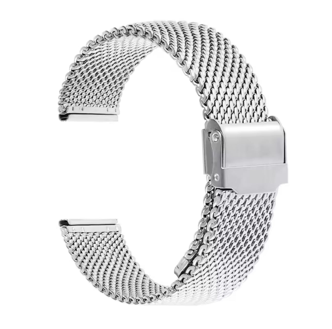 Milanese Mesh Watch Bracelet Strap 20mm | 0.6mm / 1.0mm Stainless Steel Replacement Band – Silver, Gold, Rose Gold & Black | Watches Galleria