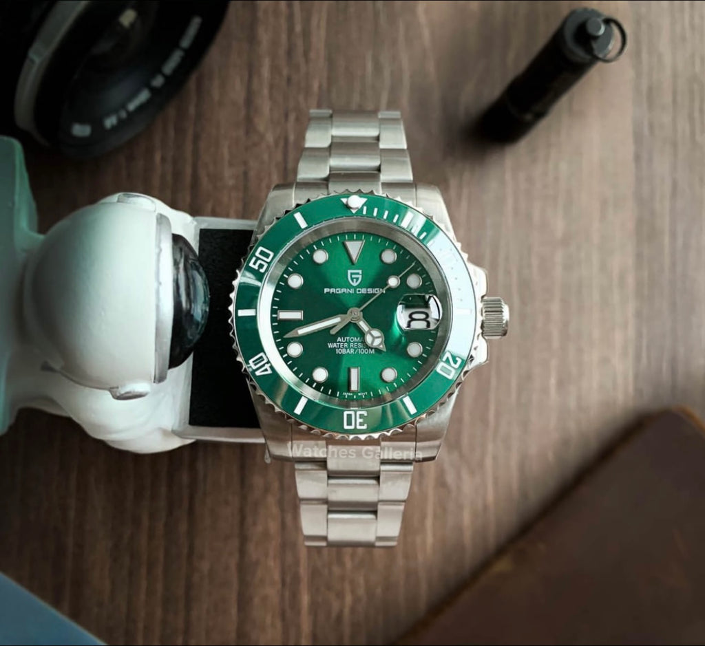 Pagani Design Submariner Hulk Automatic (Silver Green) PD1661