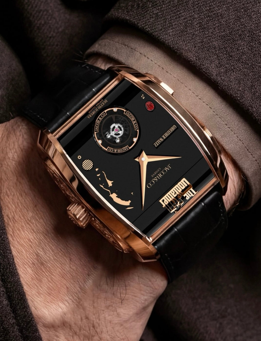 Jacob & Co. The Godfather II High-End Replica Watch | Luxury Automatic Mechanical Watch | Elegant Dial | Premium Finish | Statement Timepiece