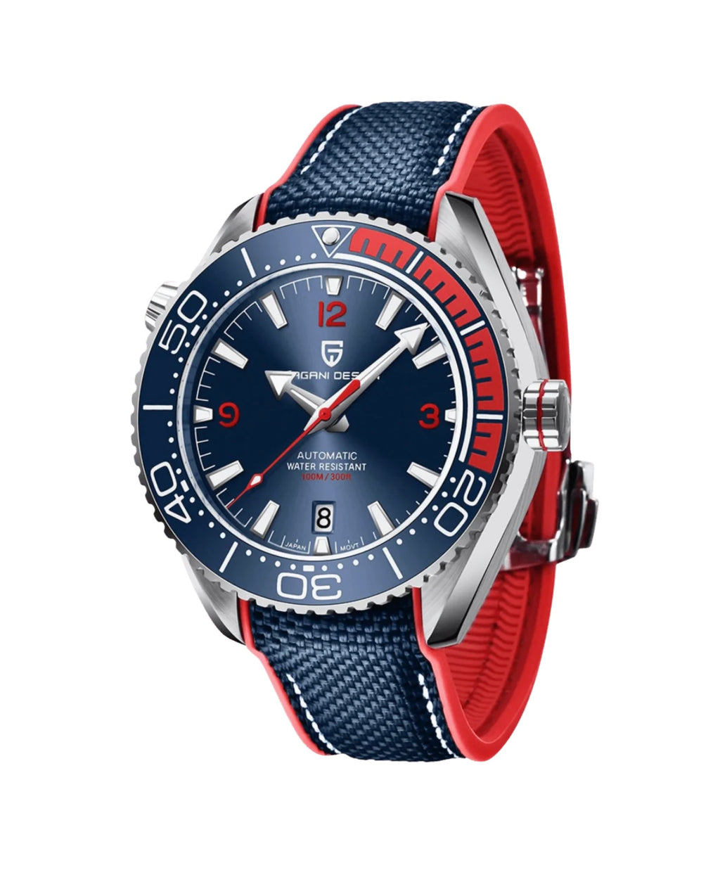 Pagani Design Sea Master Planet Ocean Automatic PD1679 (Blue/Red) Pagani Design in Pakistan