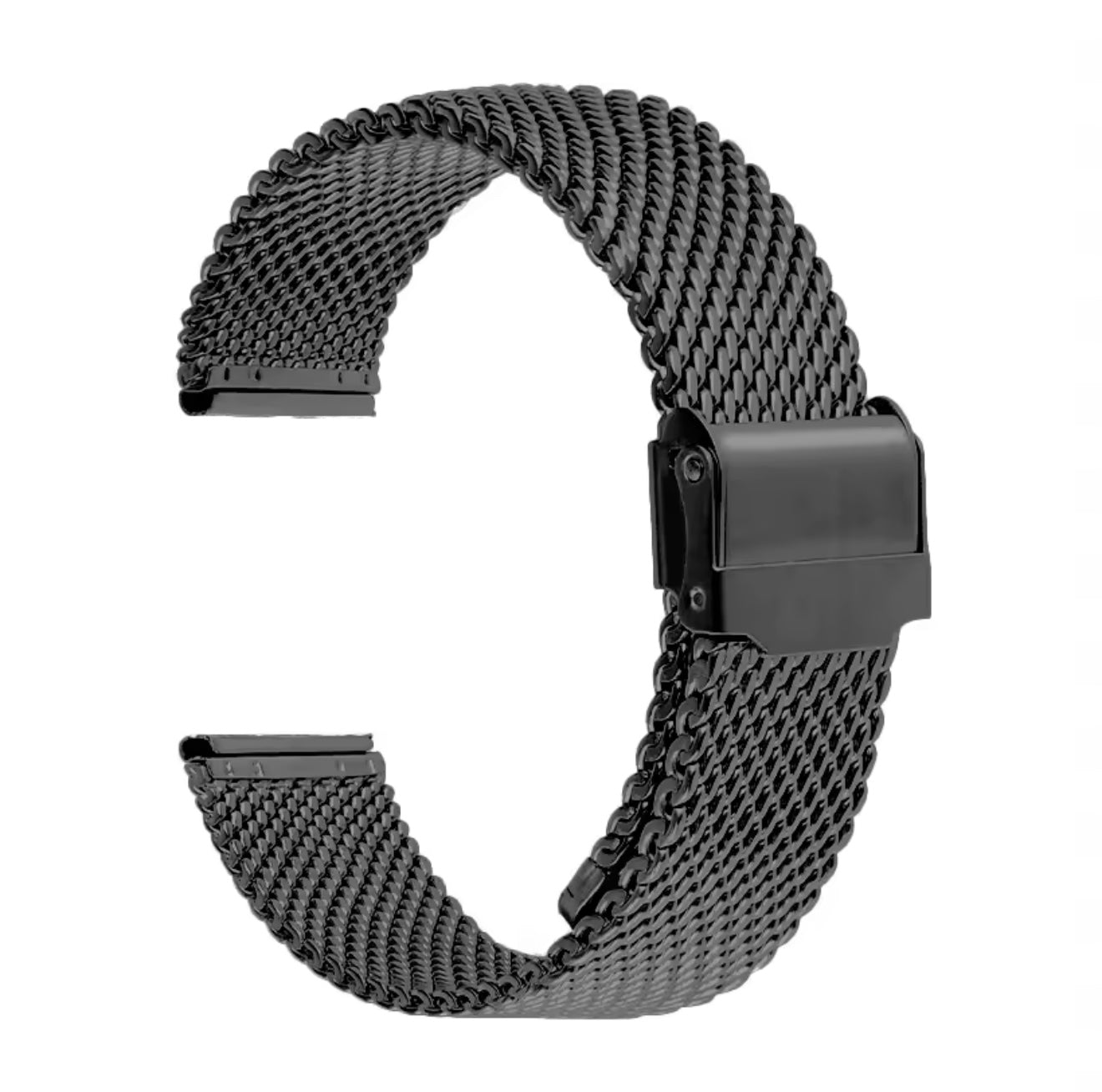 Milanese Mesh Watch Bracelet Strap 20mm | 0.6mm / 1.0mm Stainless Steel Replacement Band – Silver, Gold, Rose Gold & Black | Watches Galleria