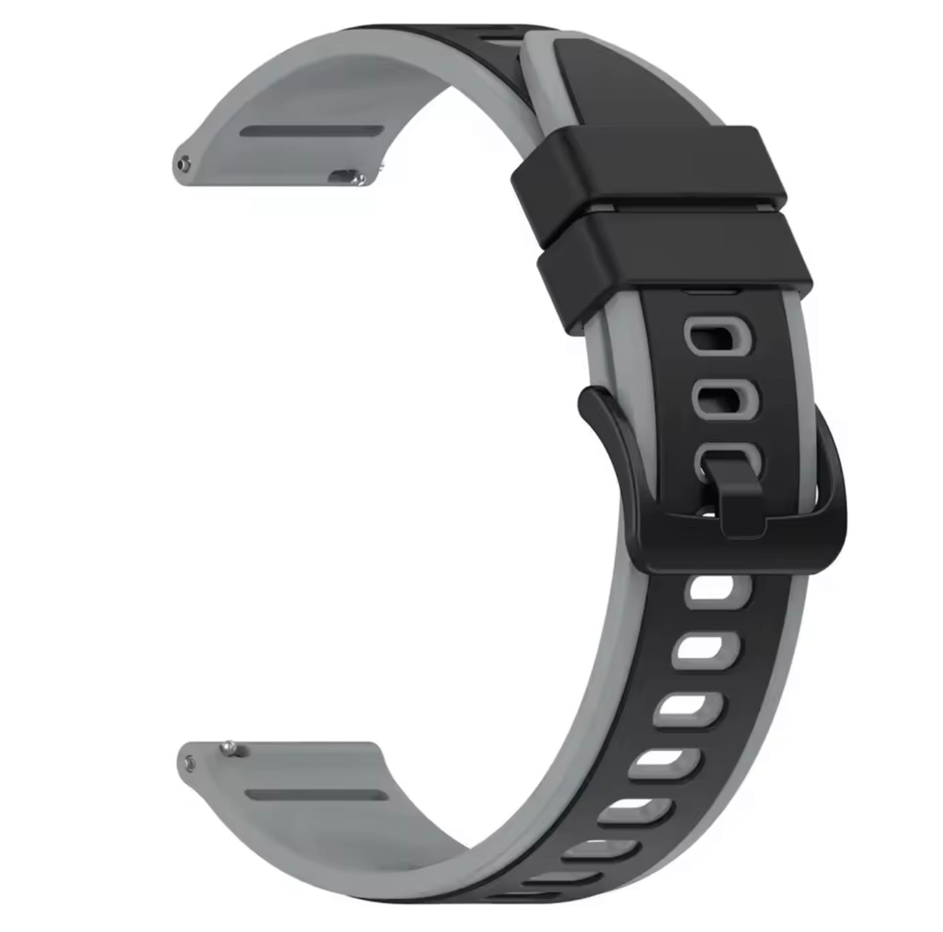 20mm Silicone Watch Strap with Quick Release Pin | Soft, Durable & Waterproof Replacement Band | Pin Buckle Closure