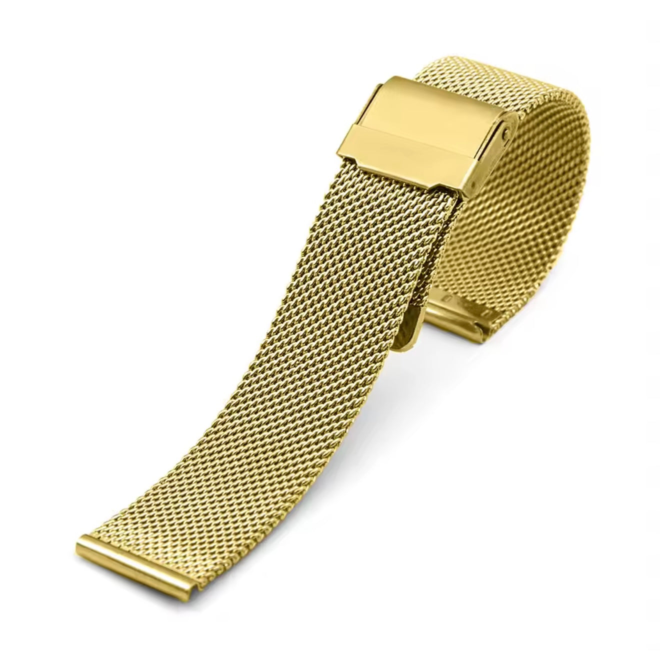 Milanese Mesh Watch Bracelet Strap 20mm | 0.6mm / 1.0mm Stainless Steel Replacement Band – Silver, Gold, Rose Gold & Black | Watches Galleria