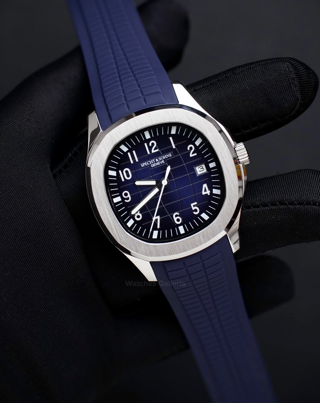 Specht & Sohne SP0008A1 Aquanaut Blue Automatic Watch – Miyota 8215 Sapphire Crystal 40mm