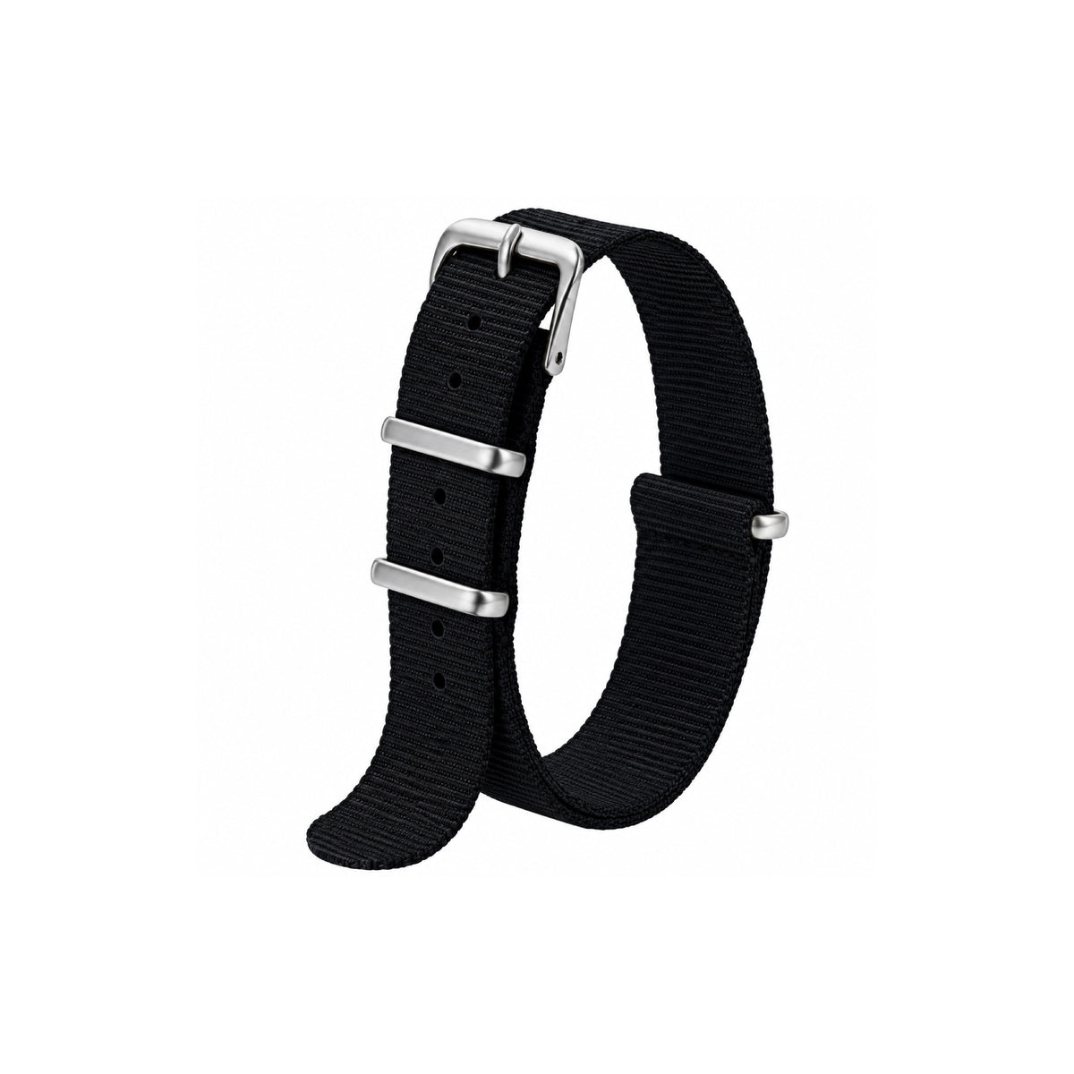Premium NATO Strap Black Nylon Watch Band in Pakistan – 18mm 20mm 22mm Bond Style Military Durable Replacement Strap for Men’s Watches