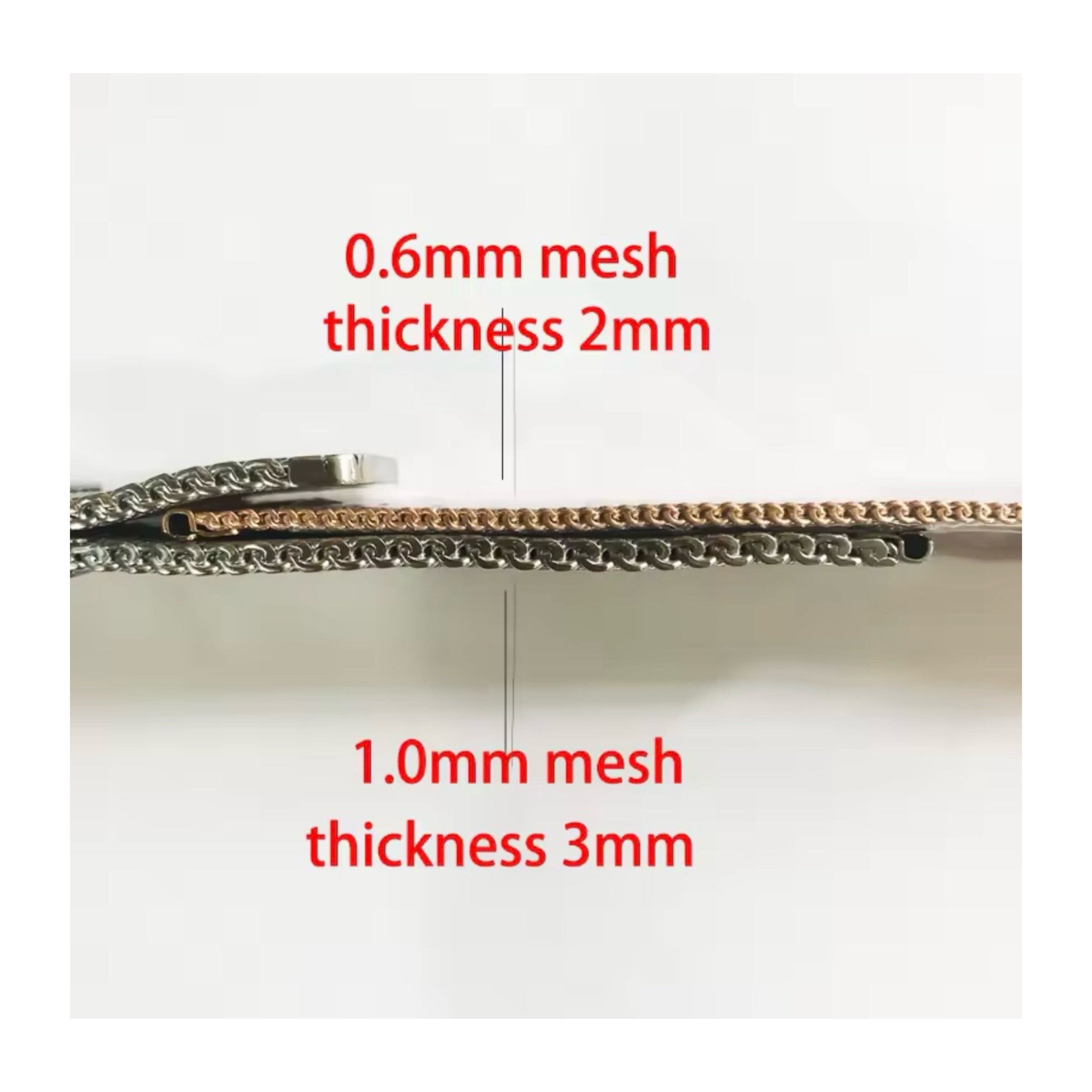 Milanese Mesh Watch Bracelet Strap 20mm | 0.6mm / 1.0mm Stainless Steel Replacement Band – Silver, Gold, Rose Gold & Black | Watches Galleria