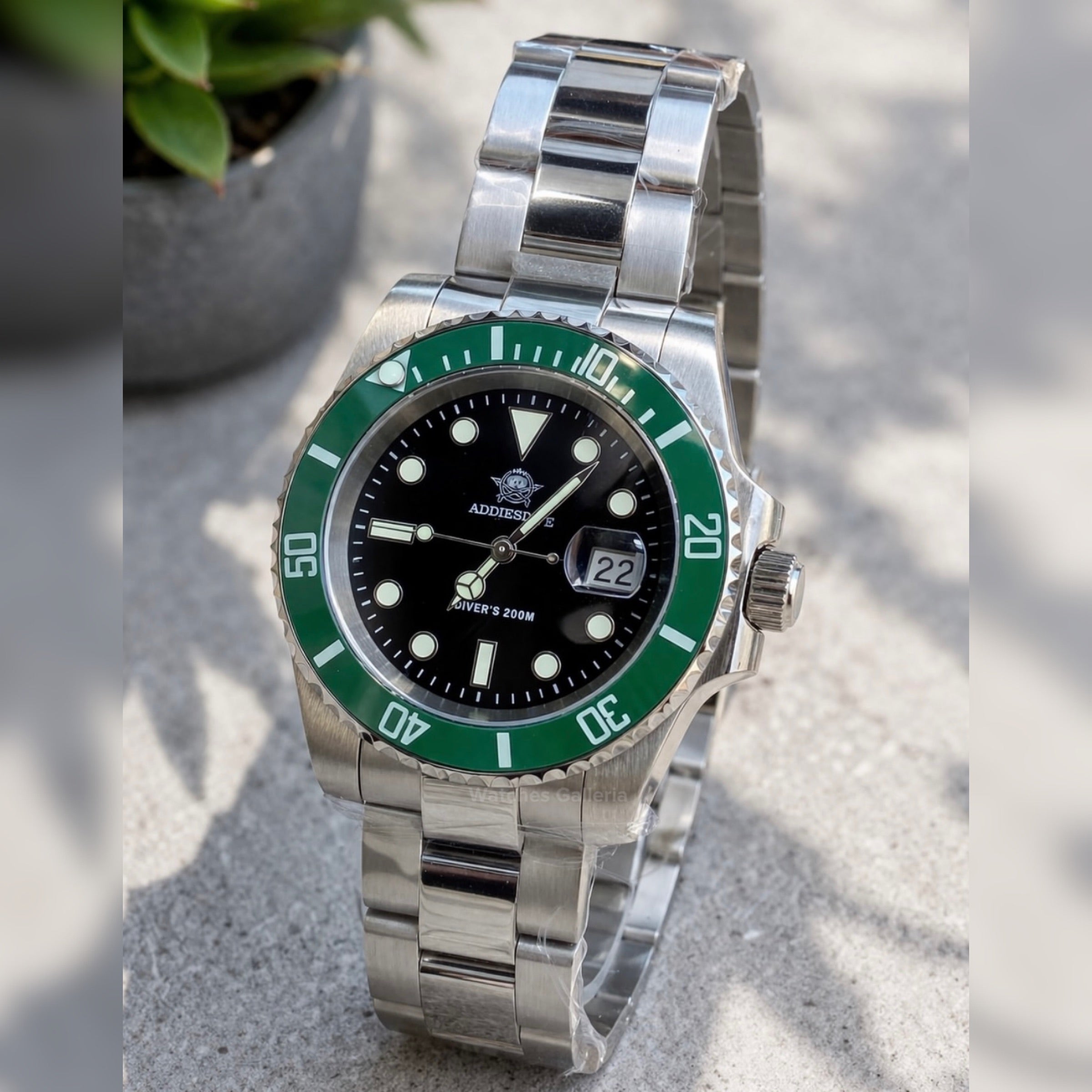 Addiesdive Submariner Kermit MY-H3-2QZ