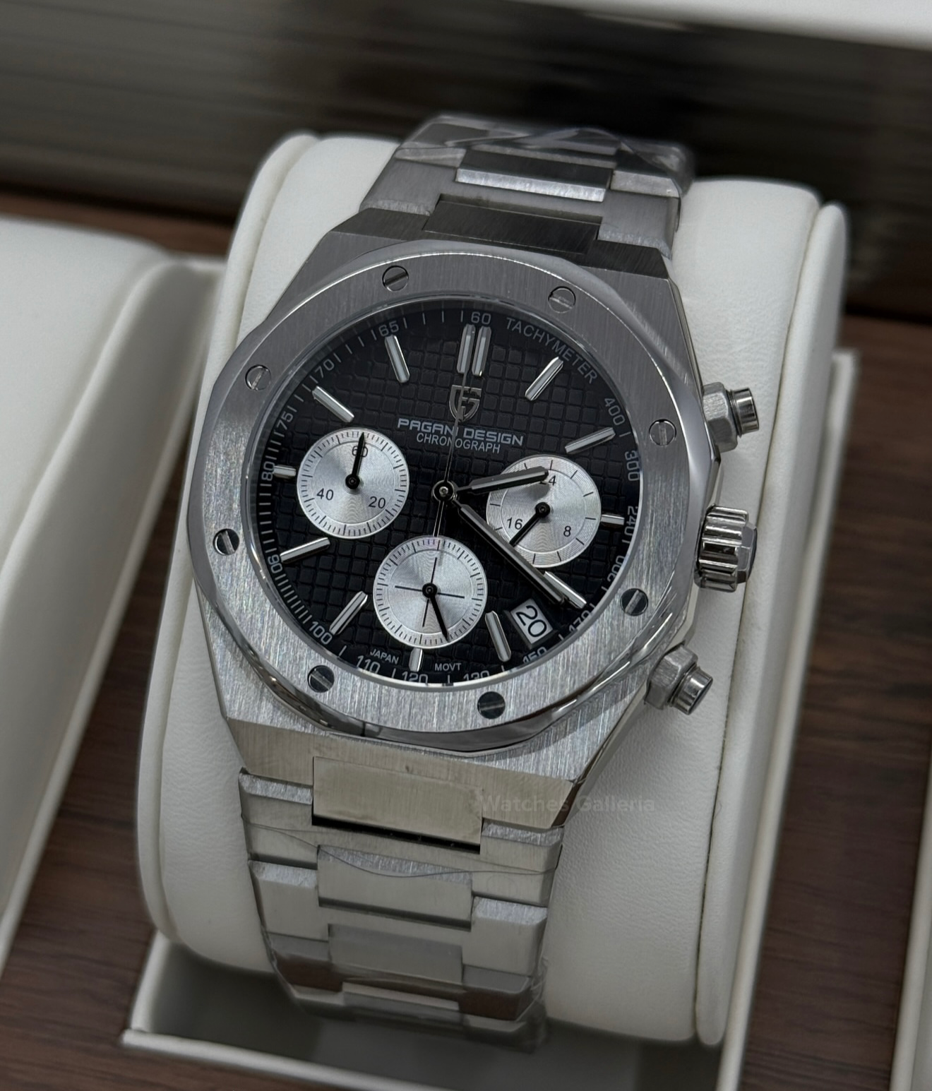 Pagani Design PD1707 Royal Oak Chronograph (Black Dial) Pagani Design Pakistan