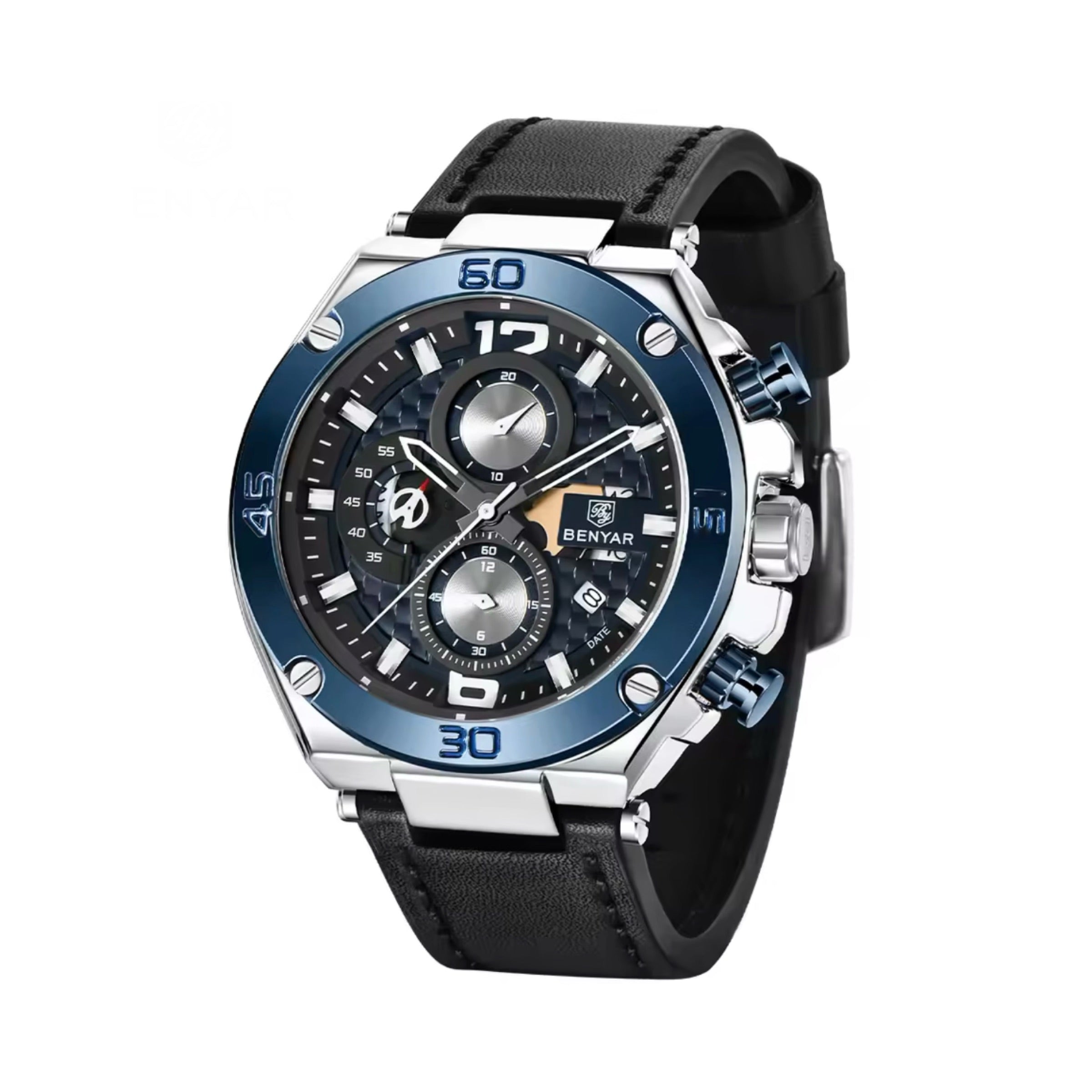 Benyar Chronograph Quartz (Blue Silver) BY5151