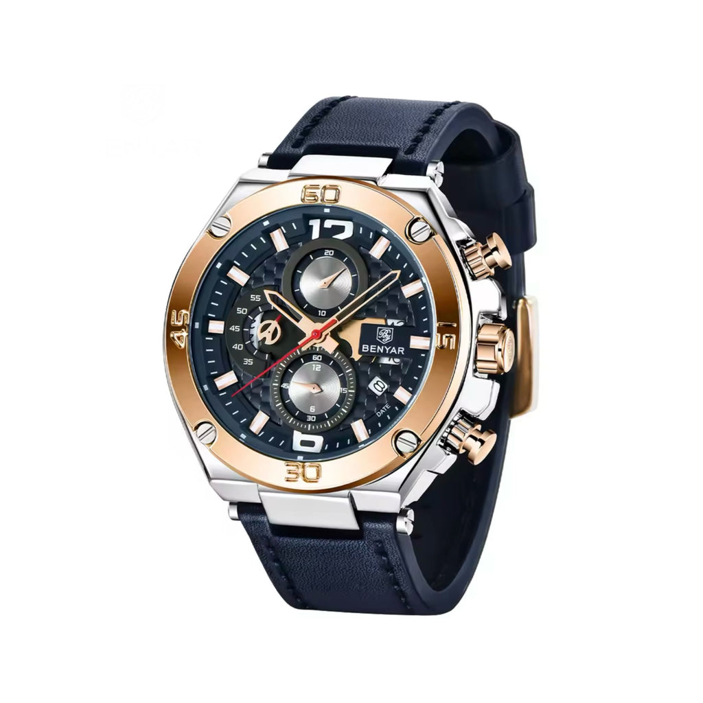 Benyar Chronograph Quartz (Blue Gold) BY5151
