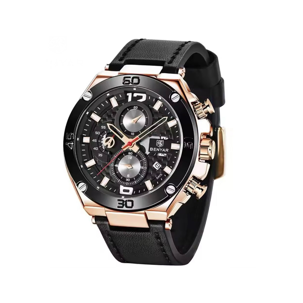 Benyar Chronograph Quartz (Black Gold) BY5151
