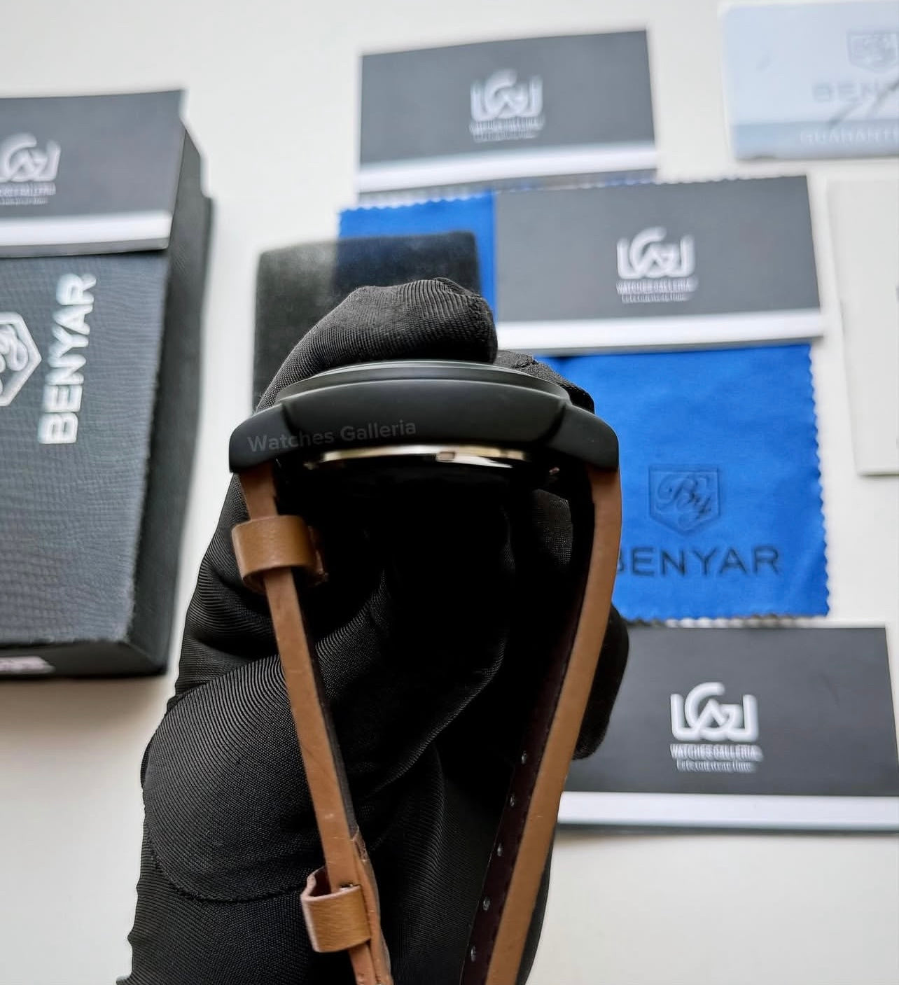 Benyar BY5121 Skeleton Automatic Watch (Black Brown) Benyar in Pakistan