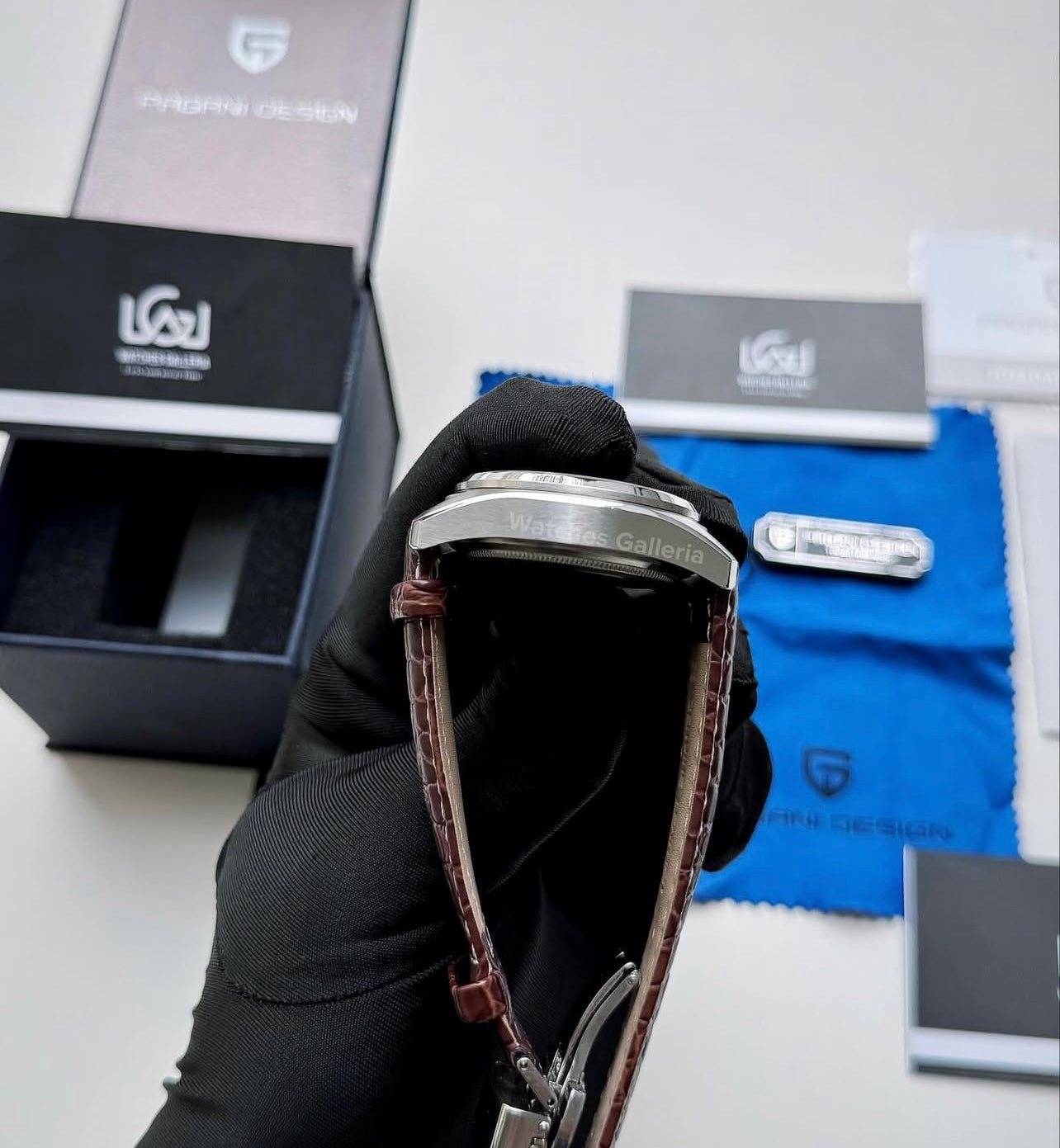 Pagani Design PD1717 Spirit Pilot Automatic (Green Leather Exclusive) Pagani Design in Pakistan