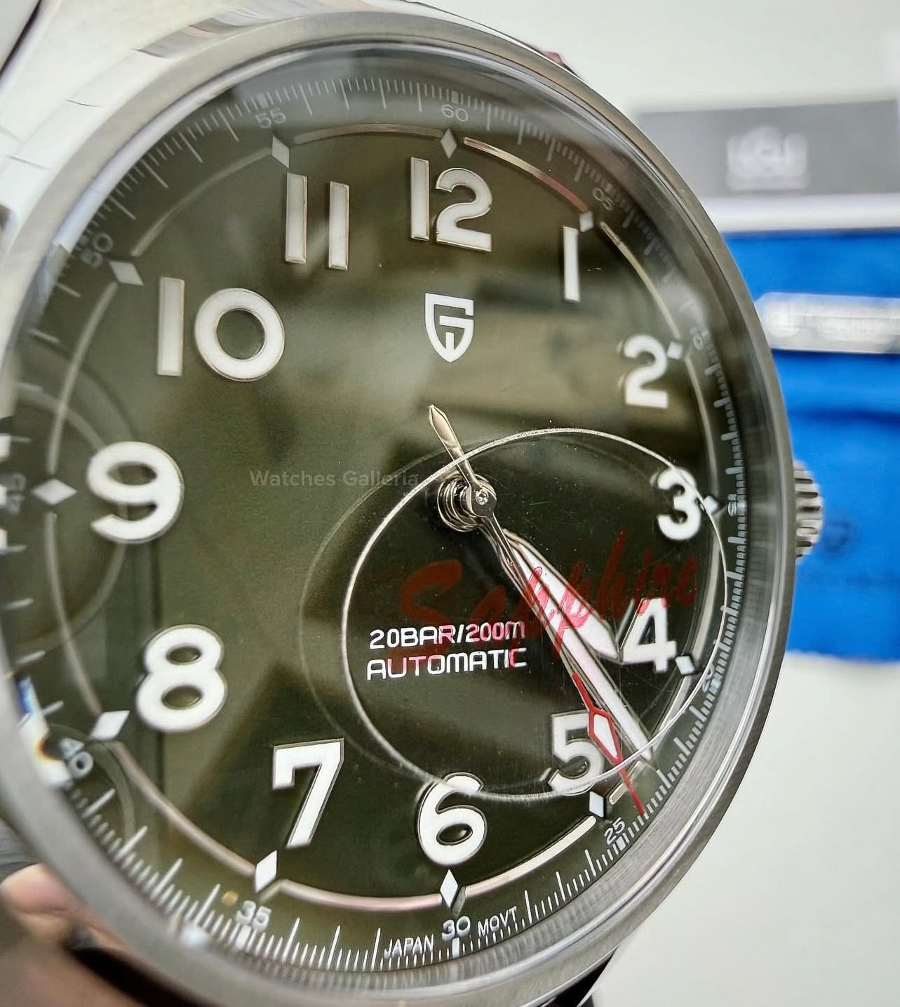 Pagani Design PD1717 Spirit Pilot Automatic (Green Leather Exclusive) Pagani Design in Pakistan