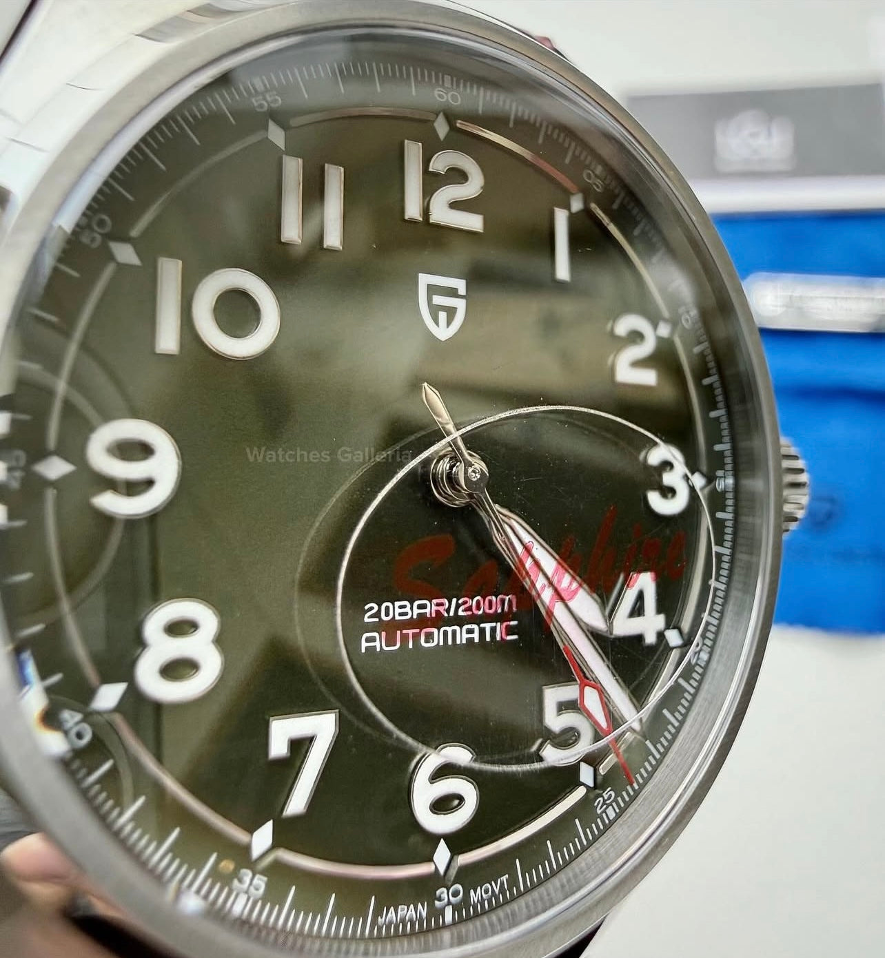 Pagani Design PD1717 Spirit Pilot Automatic (Green Leather Exclusive) Pagani Design in Pakistan