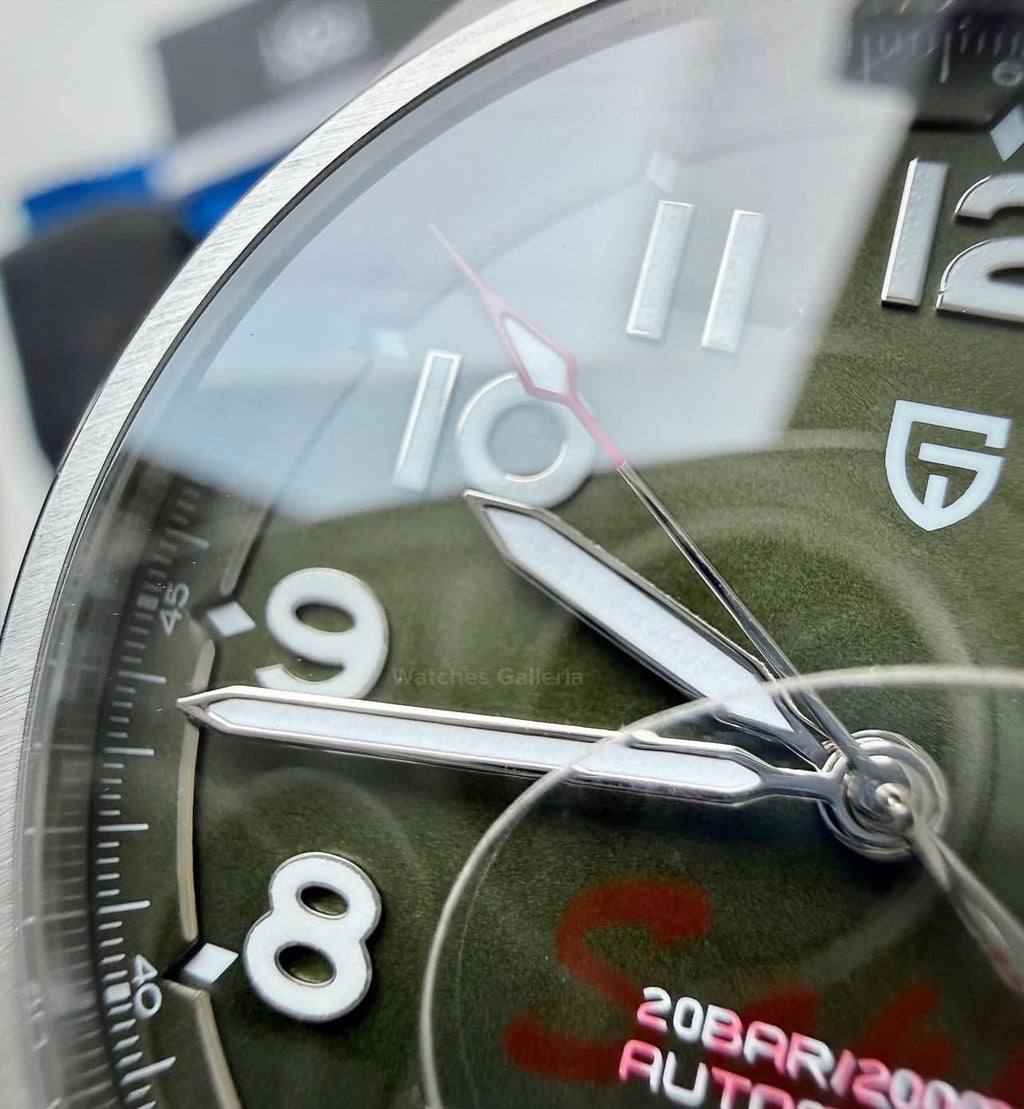 Pagani Design PD1717 Spirit Pilot Automatic (Green Leather Exclusive) Pagani Design in Pakistan