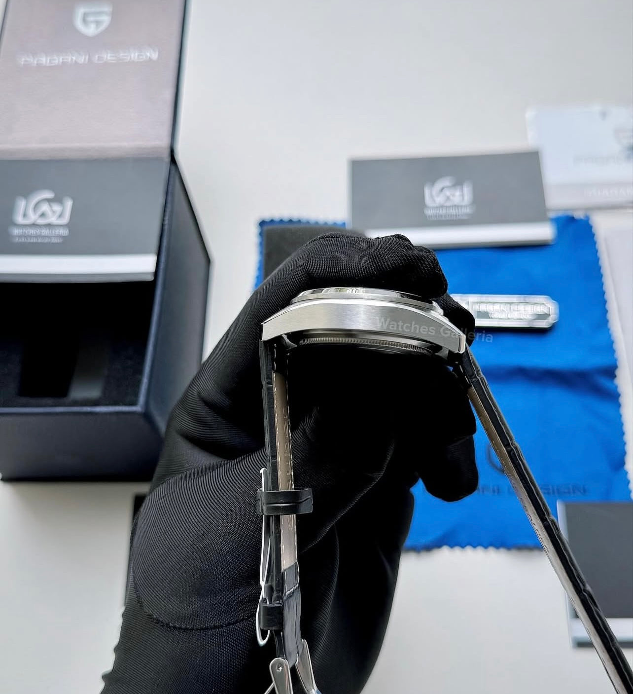 Pagani Design PD1717 Spirit Pilot Automatic (Green Leather Exclusive) Pagani Design in Pakistan