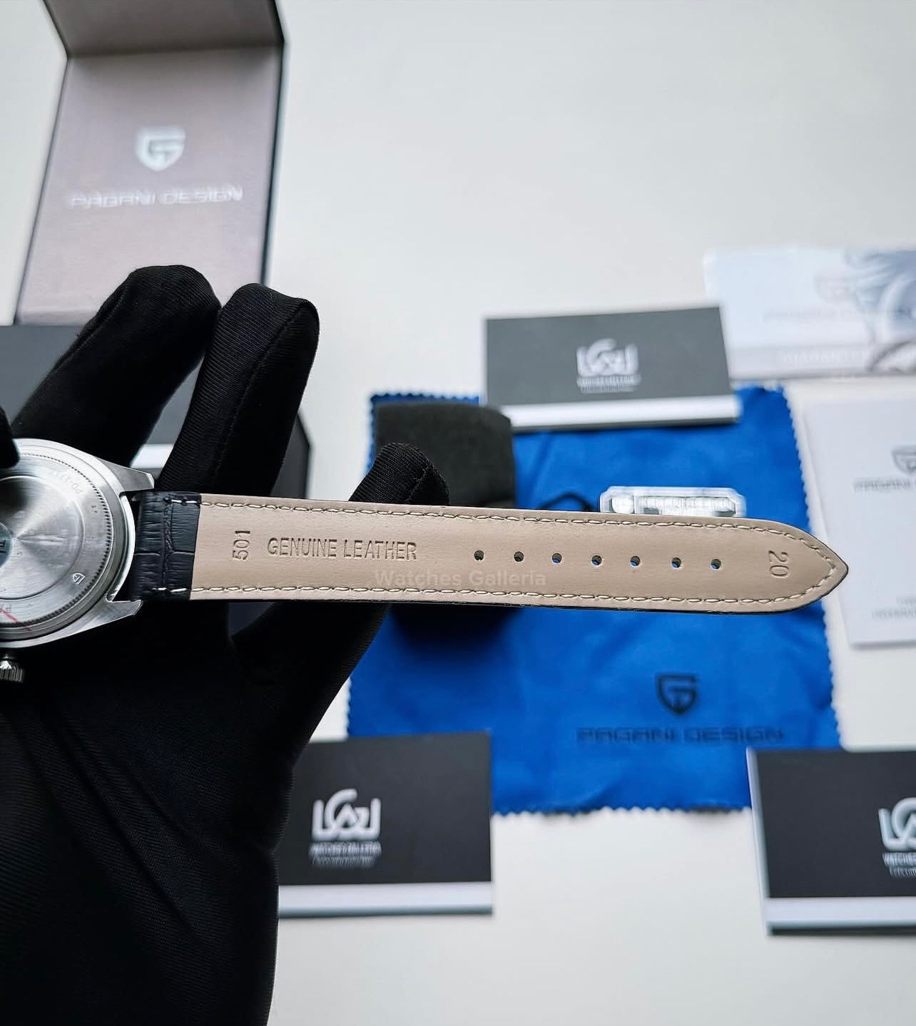 Pagani Design PD1717 Spirit Pilot Automatic (Green Leather Exclusive) Pagani Design in Pakistan