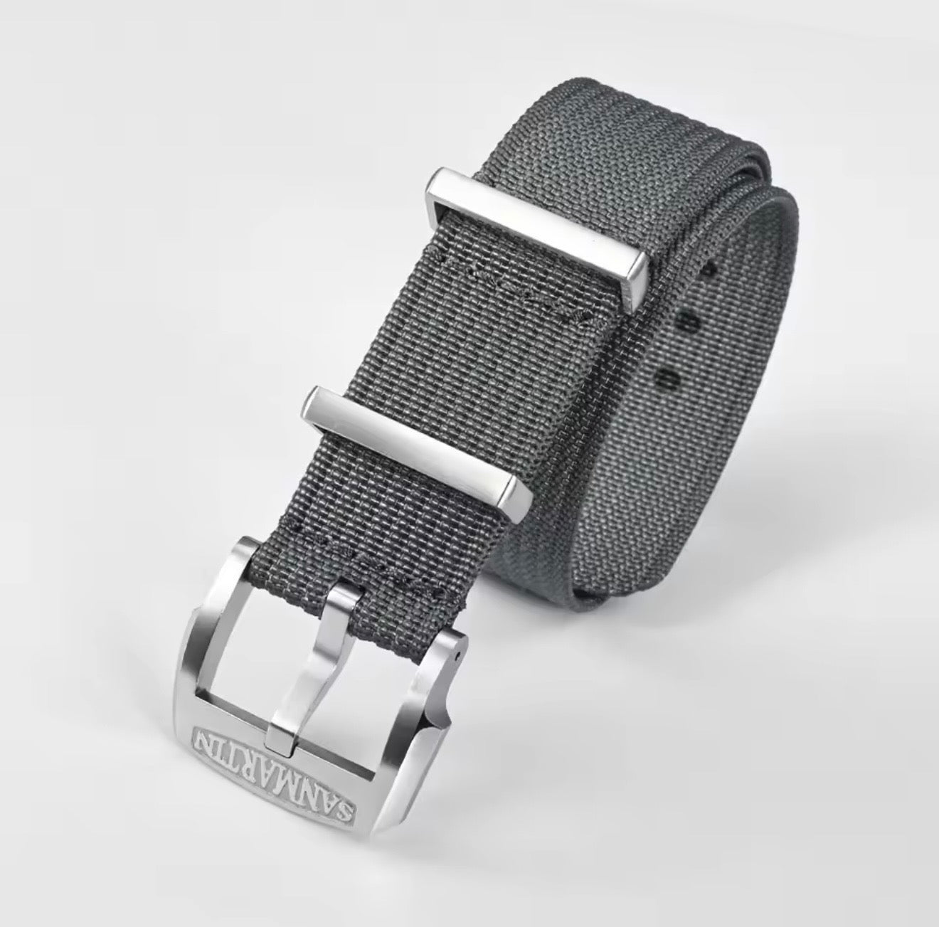 San Martin Original 20mm NATO Strap – Premium Nylon Military Watch Band | Genuine Replacement for All San Martin Watches