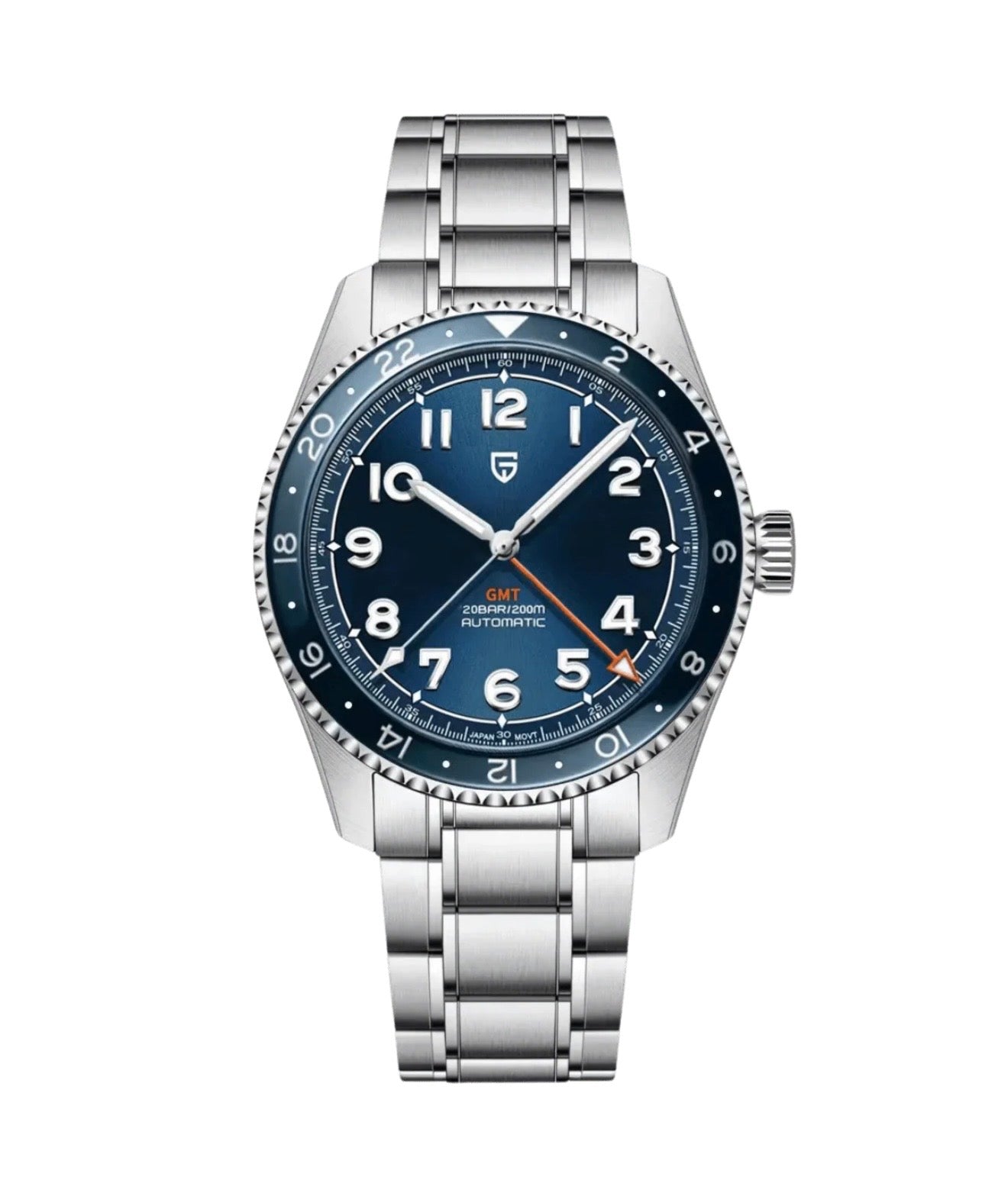 Pagani Design PD1784 GMT Automatic Watch – Seiko NH34 Dual Time Zone | 200M Waterproof Sapphire Crystal | Ceramic Bezel Luxury Sports Watch | Pagani Design Pakistan