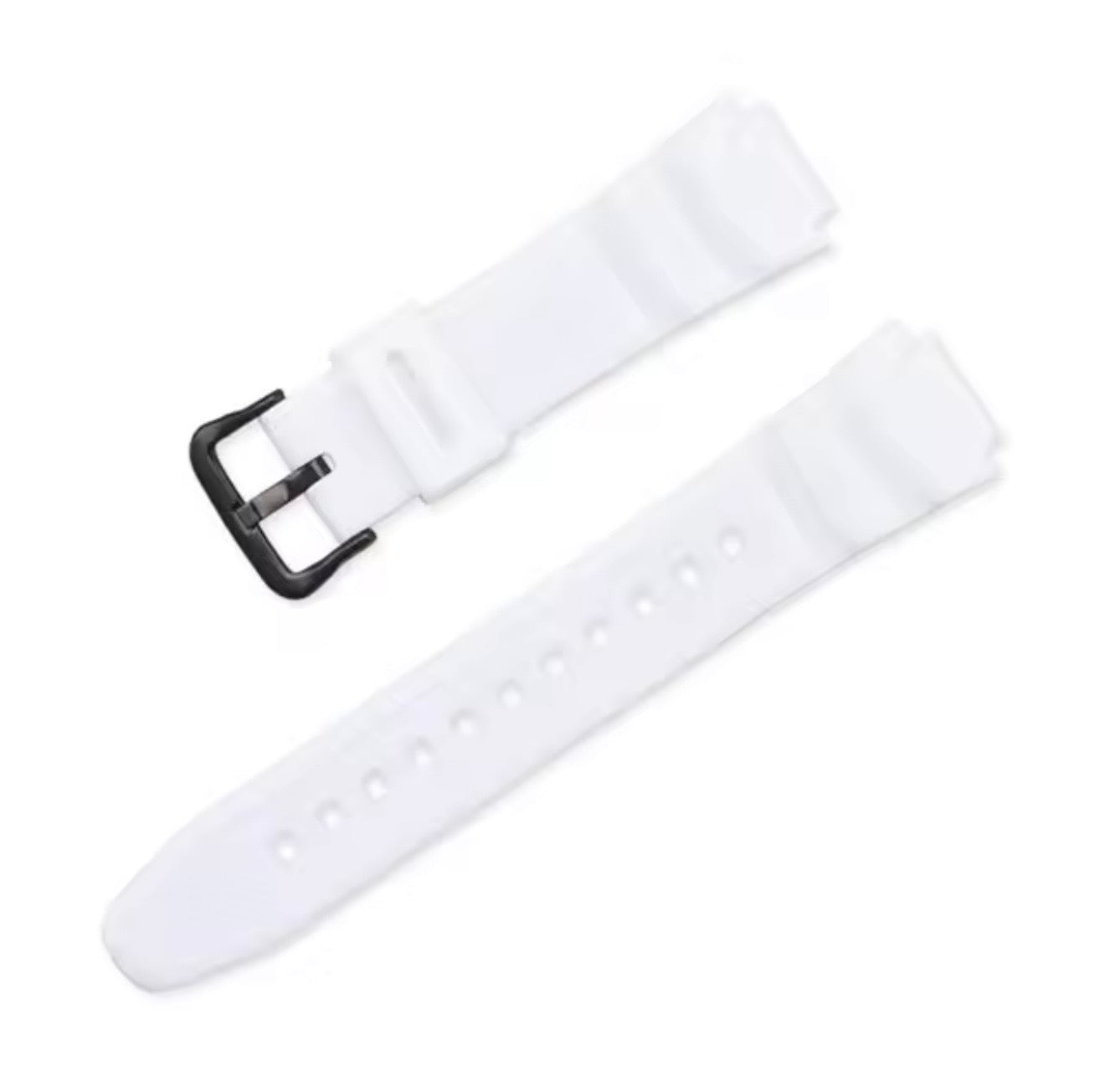 Casio AE-1000 AE-1100 AE-1200 AE-1300 W-218H W-800H AQ-S800 MRW-200H | Premium Silicone Replacement Strap | Durable Resin Watch Band