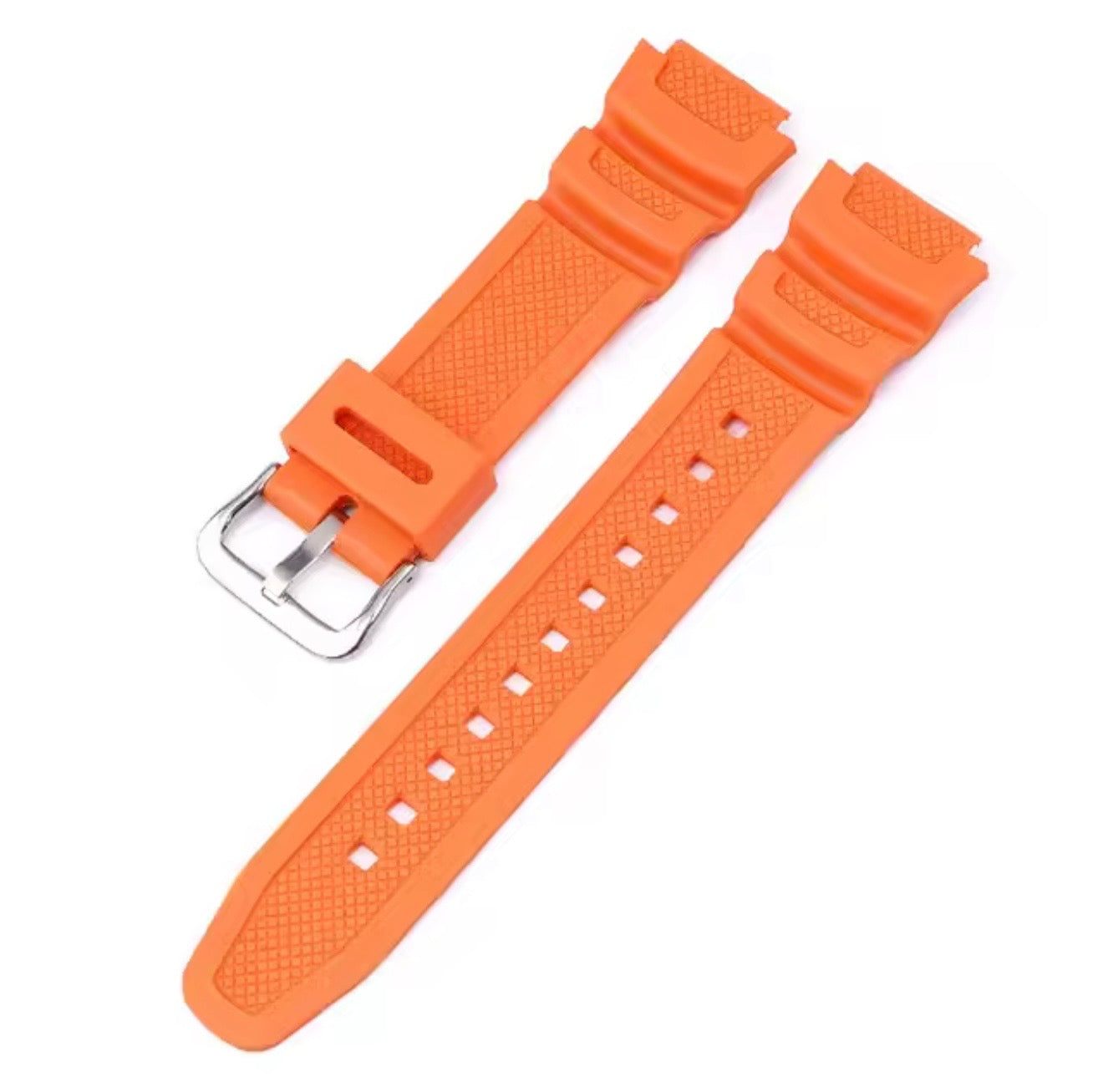 Casio AE-1000 AE-1100 AE-1200 AE-1300 W-218H W-800H AQ-S800 MRW-200H | Premium Silicone Replacement Strap | Durable Resin Watch Band