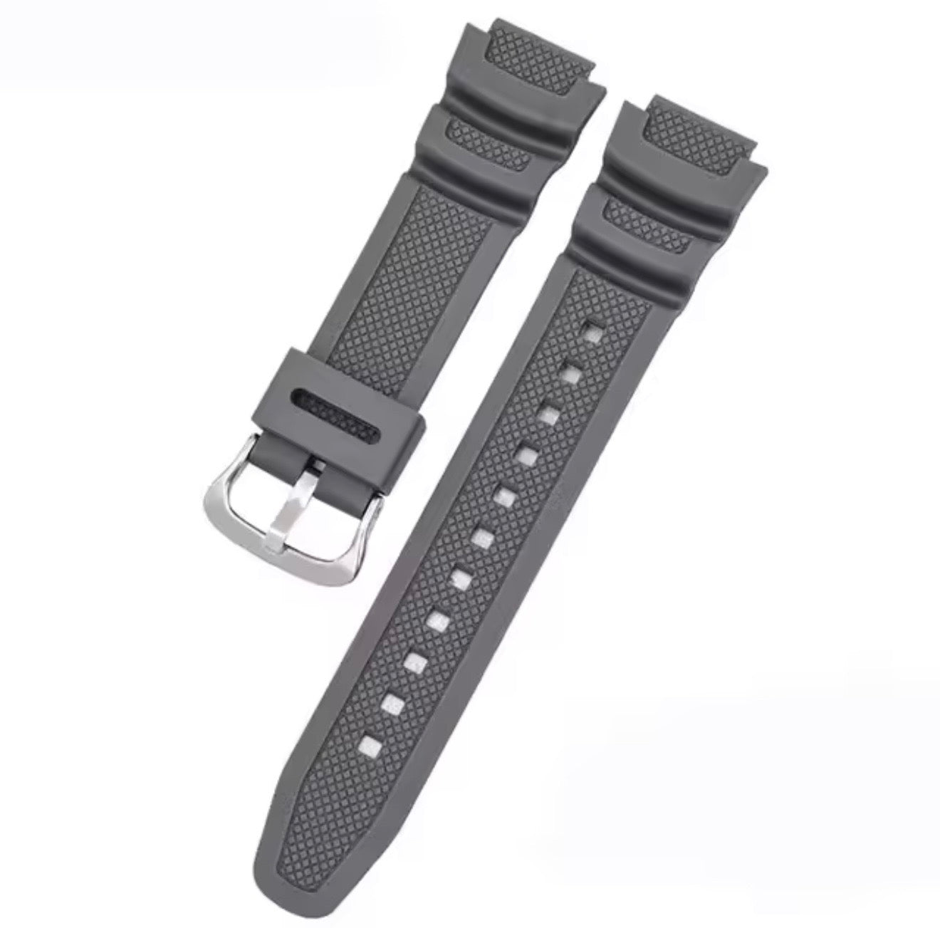 Casio AE-1000 AE-1100 AE-1200 AE-1300 W-218H W-800H AQ-S800 MRW-200H | Premium Silicone Replacement Strap | Durable Resin Watch Band