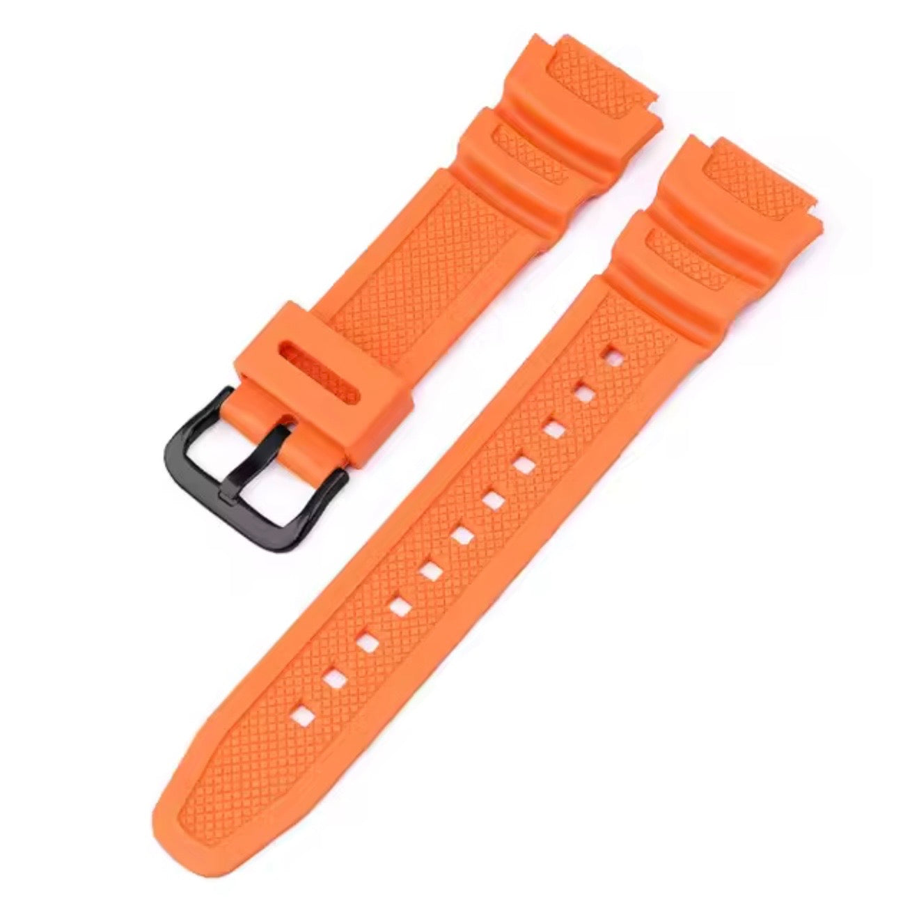 Casio AE-1000 AE-1100 AE-1200 AE-1300 W-218H W-800H AQ-S800 MRW-200H | Premium Silicone Replacement Strap | Durable Resin Watch Band
