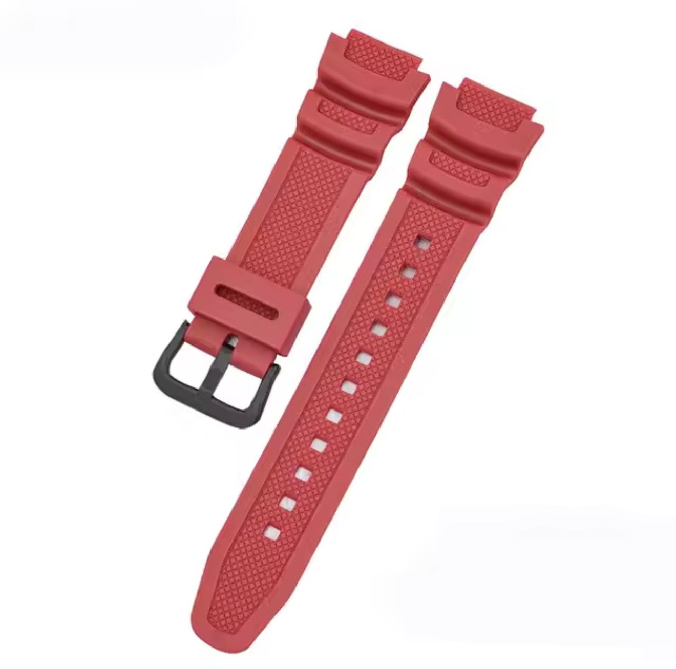 Casio AE-1000 AE-1100 AE-1200 AE-1300 W-218H W-800H AQ-S800 MRW-200H | Premium Silicone Replacement Strap | Durable Resin Watch Band