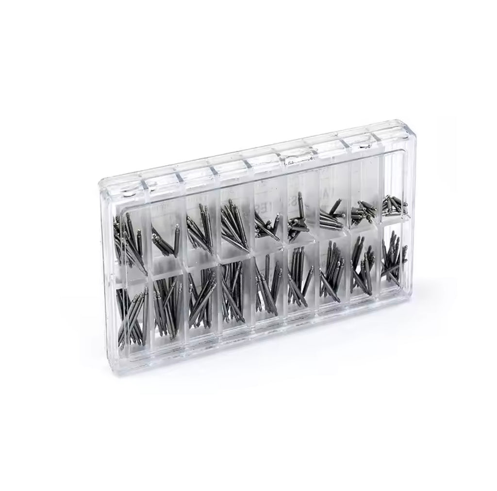 360PCS Watch Spring Bars & Strap Pins Repair Kit Set 8-25mm Stainless Steel Watch Band Link Pins with Spring Bar Remover Tool