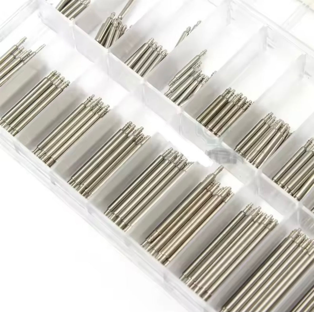 360PCS Watch Spring Bars & Strap Pins Repair Kit Set 8-25mm Stainless Steel Watch Band Link Pins with Spring Bar Remover Tool