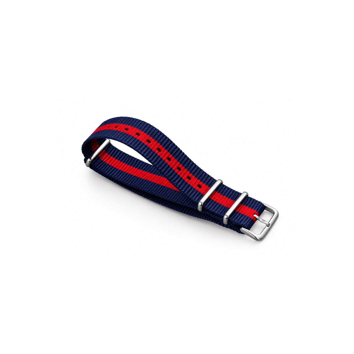 Premium NATO Strap Blue/Red Nylon Watch Band in Pakistan – 18mm 20mm 22mm Bond Style Military Durable Replacement Strap for Men’s Watches