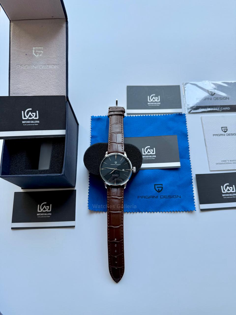 Pagani Design PD2770 Cocktail Automatic Watch Brown Black Dial – Luxury Men’s Mechanical Dress Watch in Pakistan | Watches Galleria
