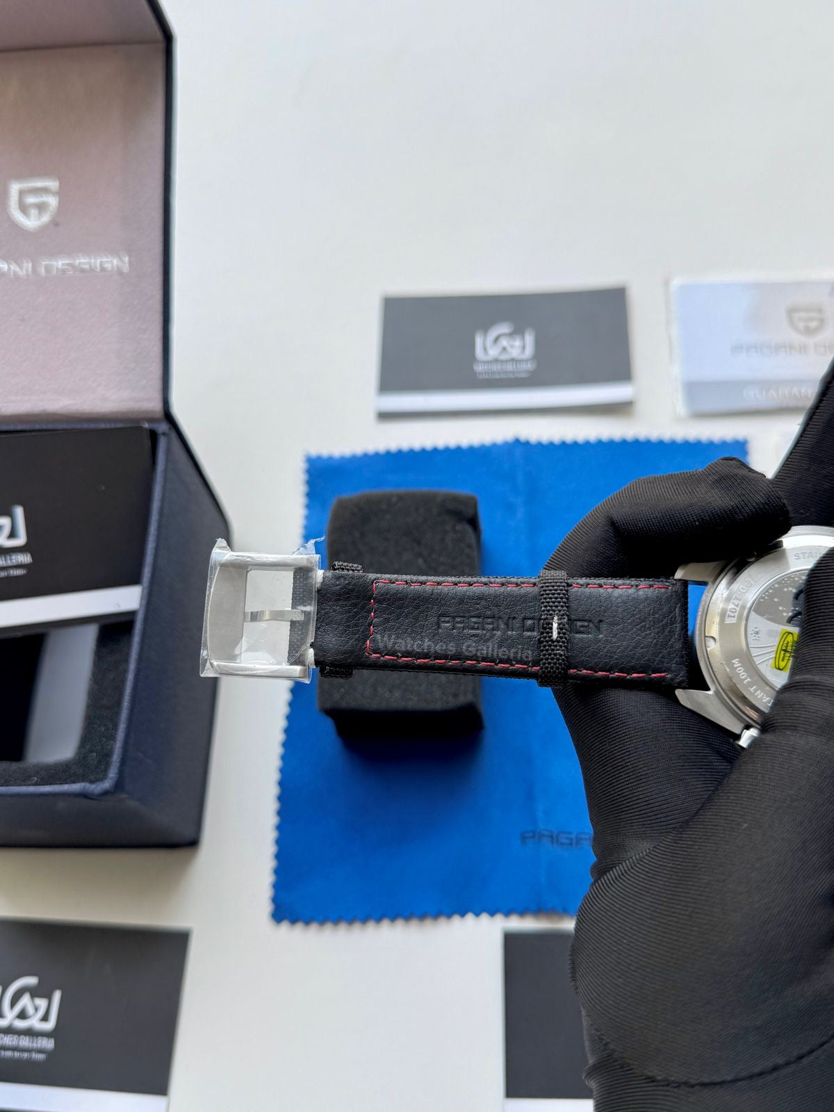 Pagani Design PD1701 Speedmaster Moonwatch Canvas (Black) Pagani Design in Pakistan