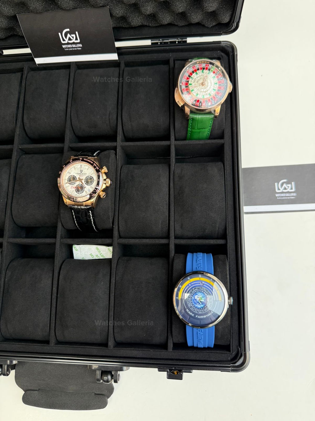 Watch Organizer Box 18 Slots | Aluminium Box | Imported | Watch Box | Watch Storage Box | Watches Box
