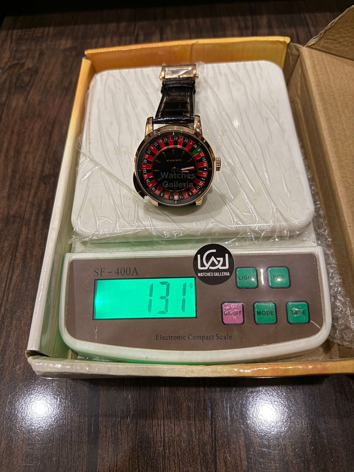 Pindu Design Casino Tourbillon Roulette Button Automatic (Black) P6628 Watches Galleria