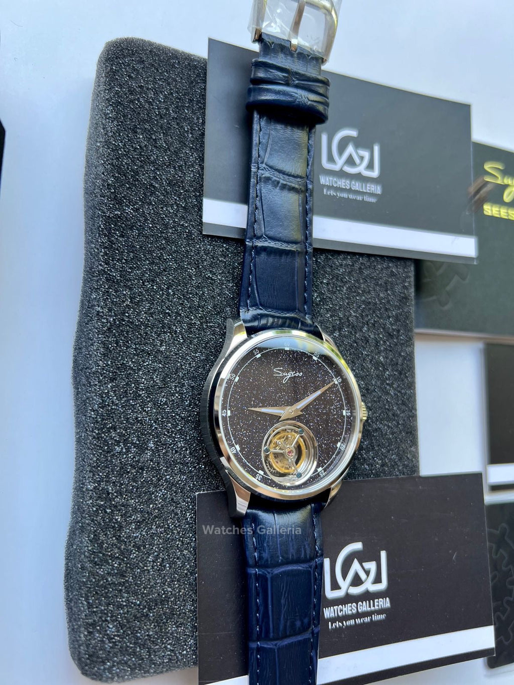Sugess Tourbillon Master Automatic (Blue) SU8230STRF Watches Galleria