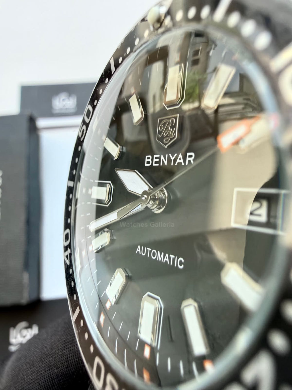Benyar BY5211 Turtle Automatic Black Dial Luxury Men’s Watch in Pakistan – Stainless Steel Automatic Watch