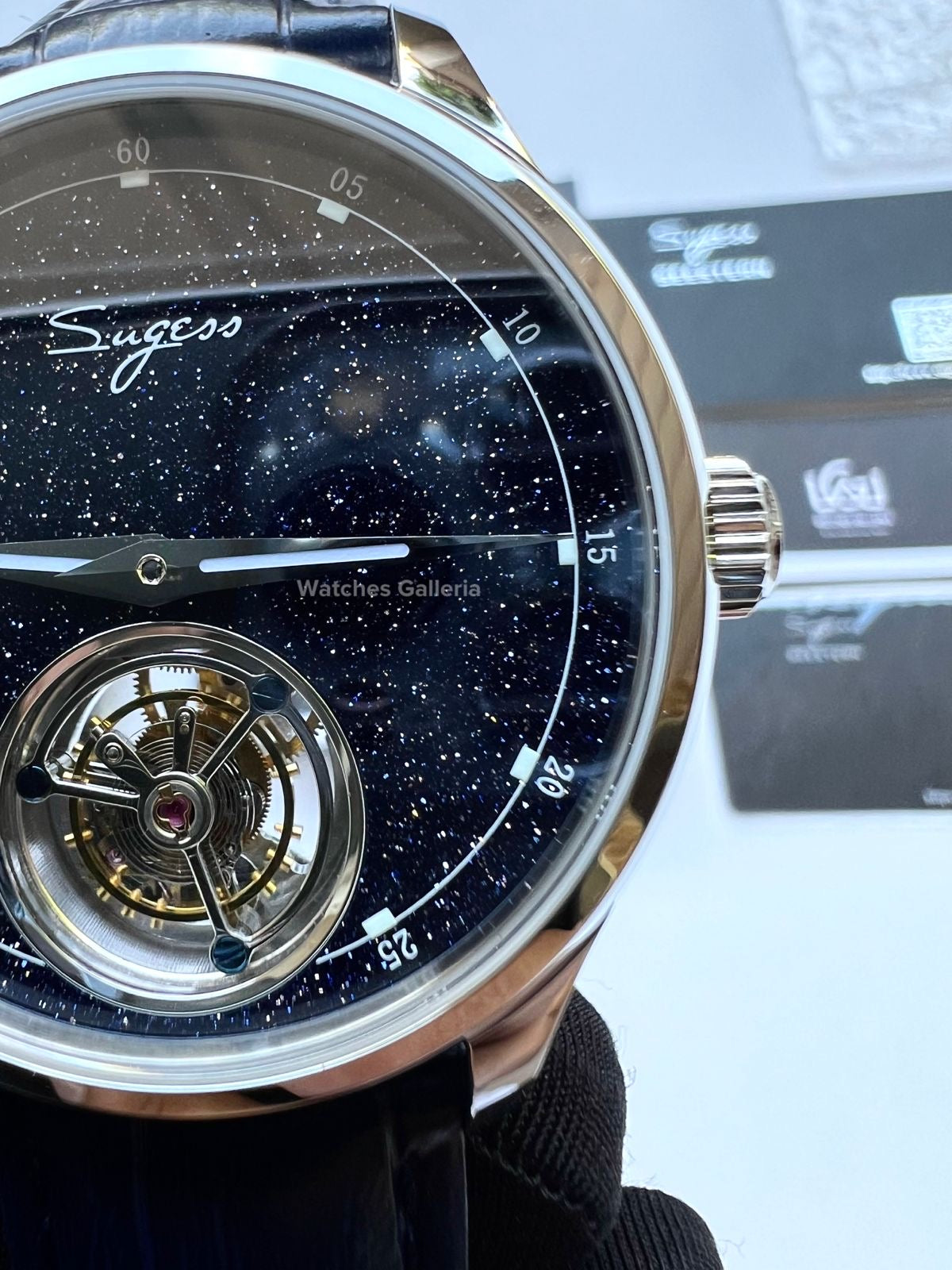 Sugess Tourbillon Master Automatic (Blue) SU8230STRF Watches Galleria