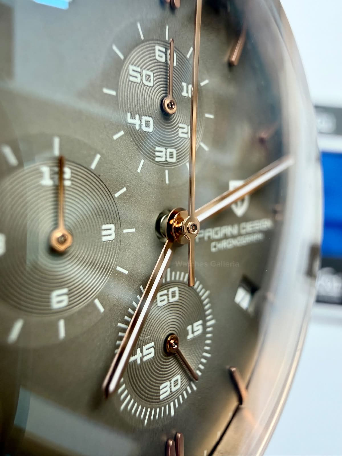 Pagani Design PD2720K Flight Chronograph Watch Limited Edition Rose Gold White Dial Men’s Luxury Watch | Japanese Seiko VK67 Mecha Quartz Chronograph Movement | Stainless Steel Bracelet | 50M Waterproof
