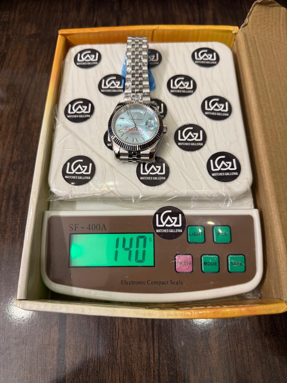 Pagani Design PD1783 Date Day Ice Blue Jubilee Edition Automatic Watch | Seiko NH36A | Sapphire Crystal | 100M Waterproof | Pakistan