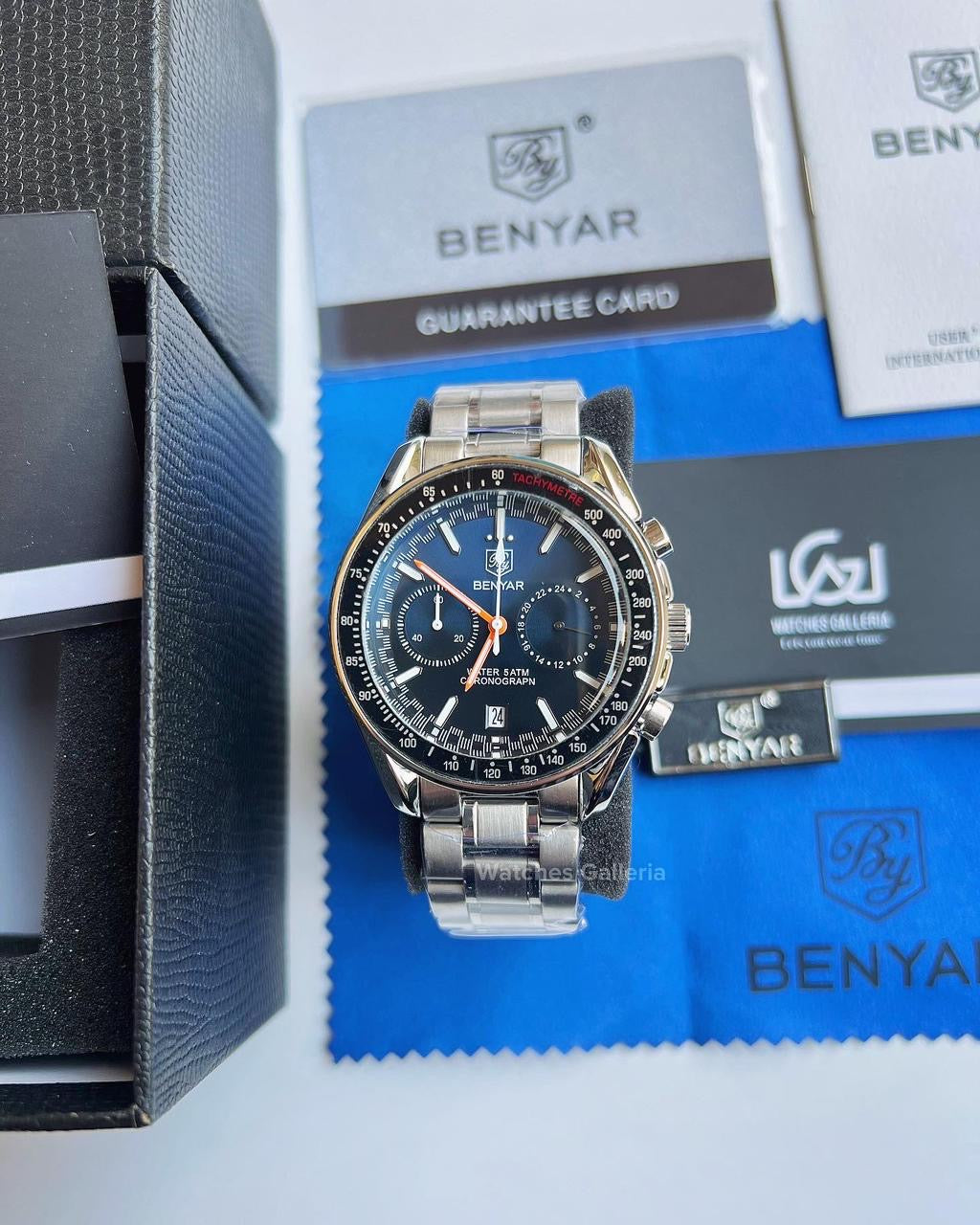 Benyar Black Bay Chronograph Quartz (Blue) BY5194