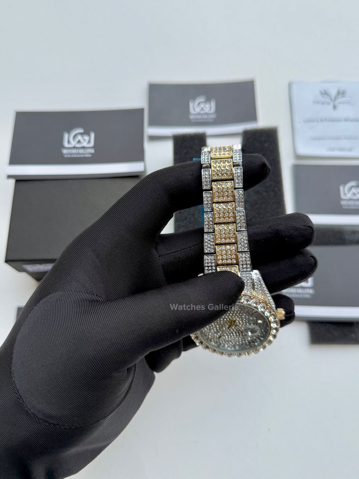 Miss Fox Iced Out Royal Oak (Two Tone) MFV332 Watches Galleria