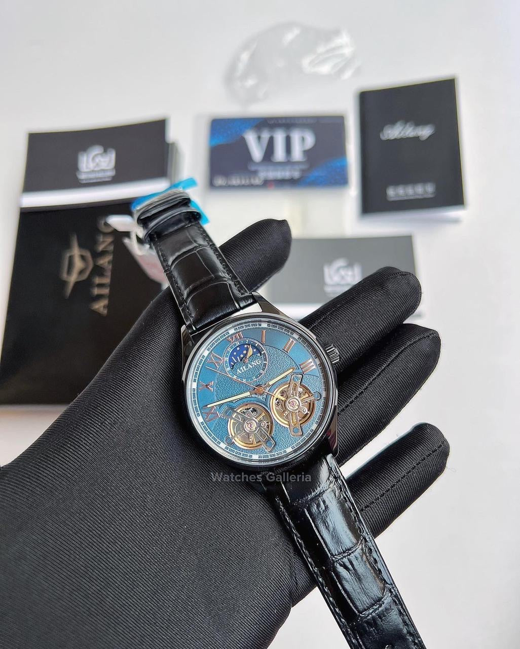 Ailang Double Flywheel Automatic (Black/Blue) AL8822