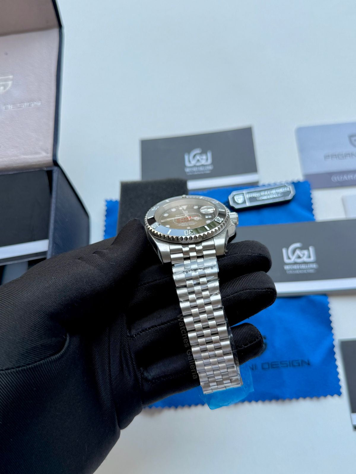 Pagani Design Submariner Date Automatic PD1661 (Black) Pagani Design in Pakistan