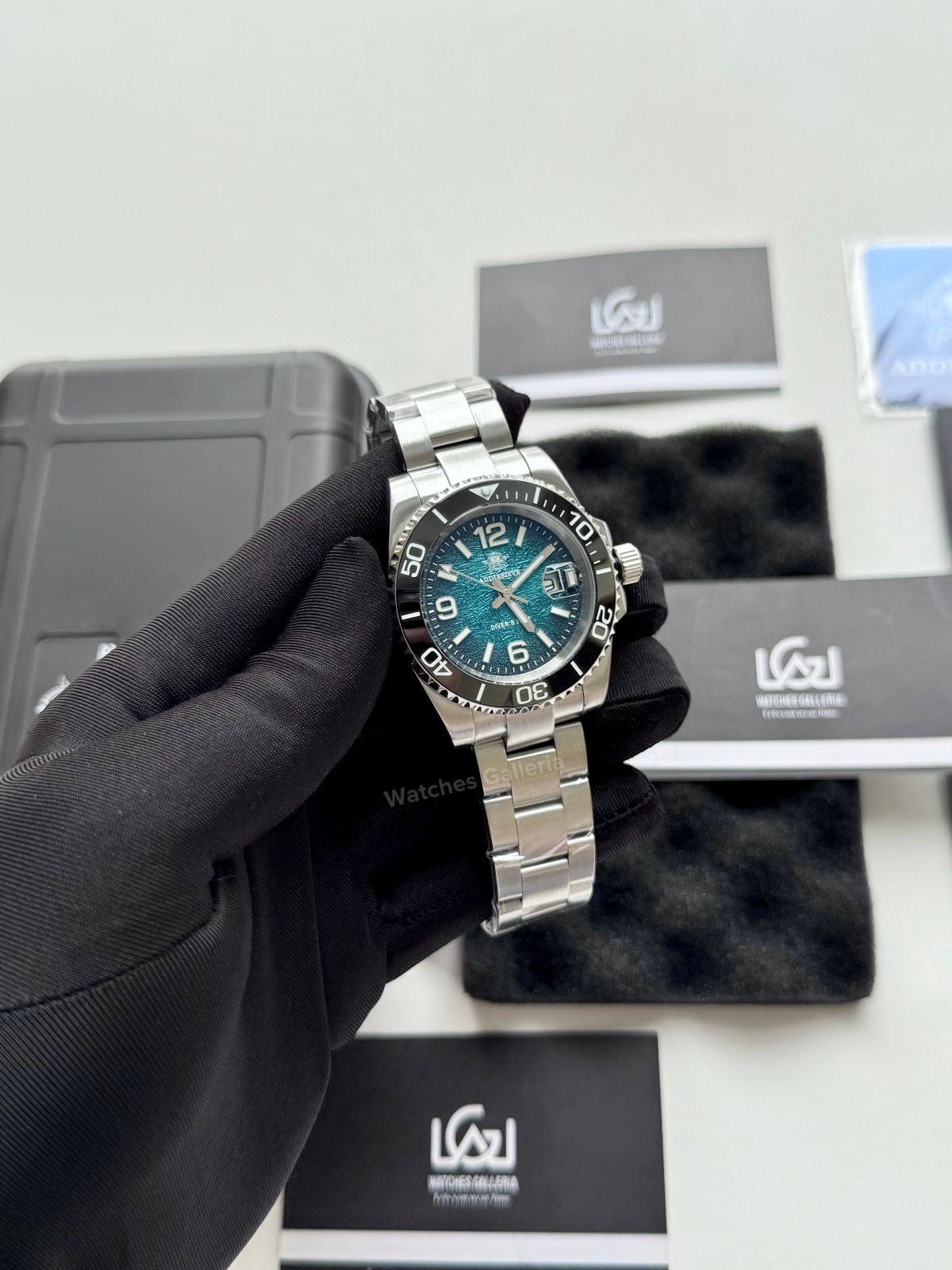 Addiesdive Submariner Gradient Quartz (Blue) AD2513 Watches Galleria © Copyrights All Right Reserved